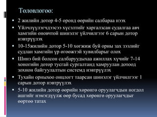 Төлөвлөгөө:
 2 жилийн дотор 4-5 оронд өөрийн салбараа нээх
 Үйлчлүүлэгчдээсээ хүсэлтийг харгалзсан судалгаа авч
хамгийн оновчтой шинэлэг үйлчилгээг 6 сарын дотор
нэвтрүүлэх
 10-15жилийн дотор 5-10 хөгжиж буй орны зах зээлийг
судлан хамгийн үр өгөөжтэй хувилбарыг олох
 Шинэ бий болсон салбаруудыхаа ажиллах хүчийг 7-14
хоногийн дотор тусгай сургалтанд хамруулан дотоод
зохион байгуулалтын системд нэвтрүүлэх
 Тухайн орныхоо онцлогт таарсан шинэлэг үйлчилгээг 1
сарын дотор нэвтрүүлэх
 5-10 жилийн дотор өөрийн хөрөнгө оруулагчдын ногдол
ашгийг нэмэгдүүлж өөр бусад хөрөнгө оруулагчдыг
өөртөө татах
 