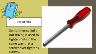 Tool Driver Tips proper use of tools | PPTX