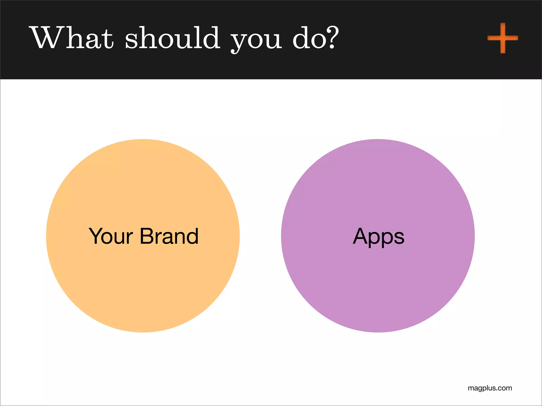 magplus.com
What should you do?
AppsYour Brand
 