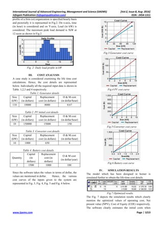 life cycle cost analysis of a solar energy based hybrid power system | PDF