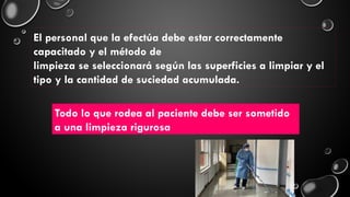 Limpieza hospitalaria de sistemas de salud | PPTX
