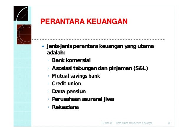 lingkungan keuangan; pasar, lembaga keuangan, dan suku bunga