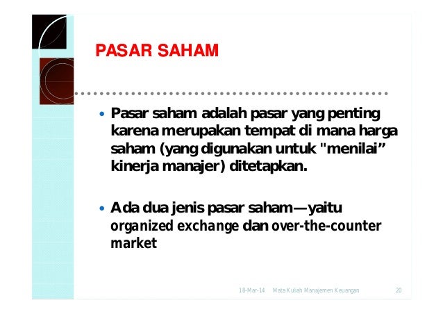 Sistem otc perdagangan saham ekspres