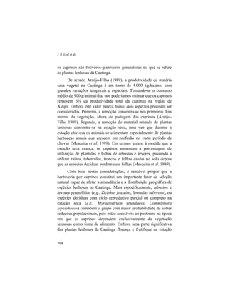 Livro Ecologia e Conservação da Caatinga