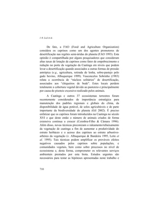 Livro Ecologia e Conservação da Caatinga