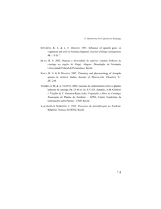 Livro Ecologia e Conservação da Caatinga