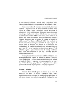 Livro Ecologia e Conservação da Caatinga