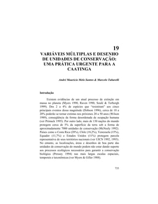 Livro Ecologia e Conservação da Caatinga