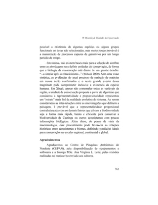 Livro Ecologia e Conservação da Caatinga