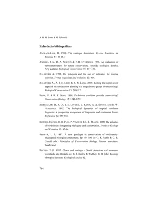 Livro Ecologia e Conservação da Caatinga