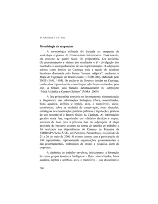 Livro Ecologia e Conservação da Caatinga