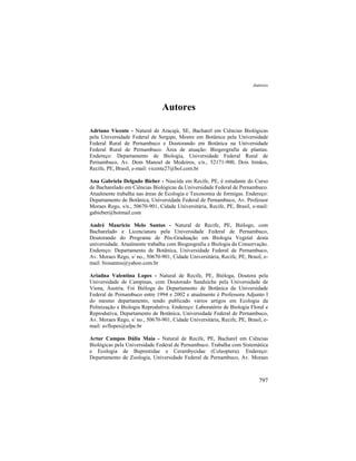 Livro Ecologia e Conservação da Caatinga