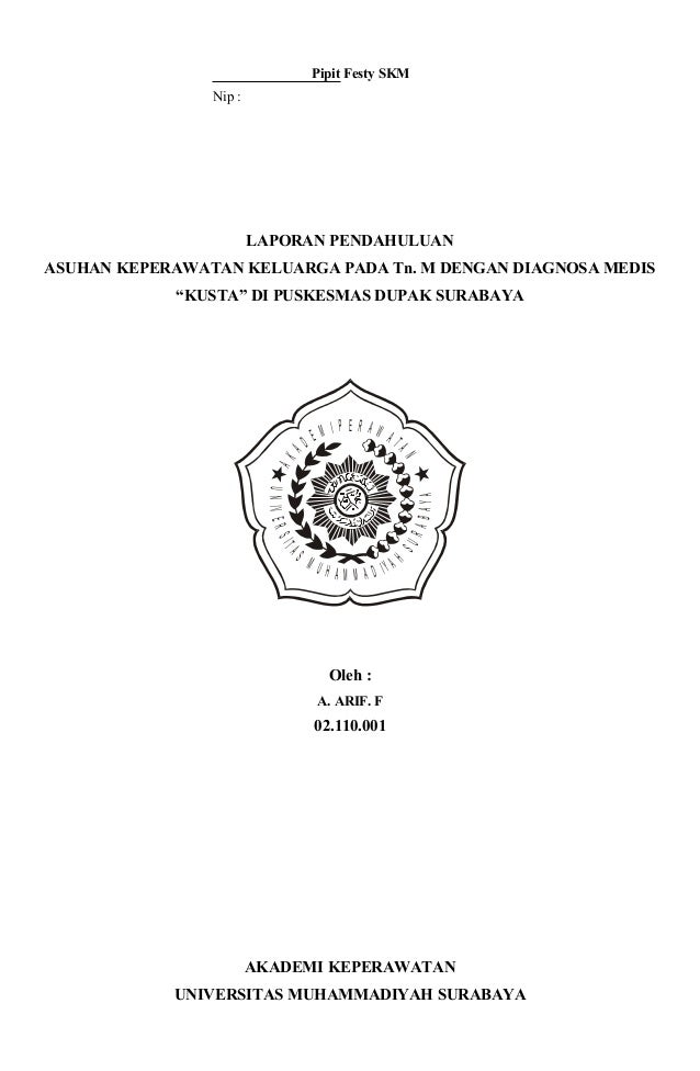 LAPORAN PENDAHULUAN ASUHAN KEPERAWATAN PADA ANAK DENGAN 