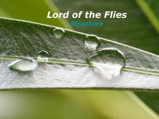 Powerpoint Templates Lord of the Flies Structure 
