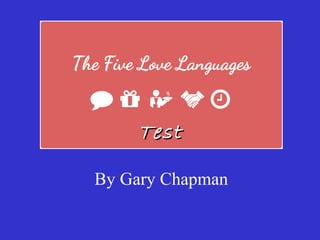 By Gary Chapman
TestTest
 