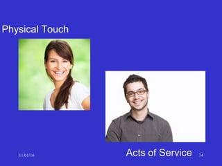 11/01/16 74
Physical Touch
 