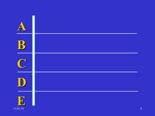 AA
BB
CC
DD
EE11/01/16 8
 