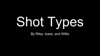Shot Types
By Riley, Isaac, and Willie
 