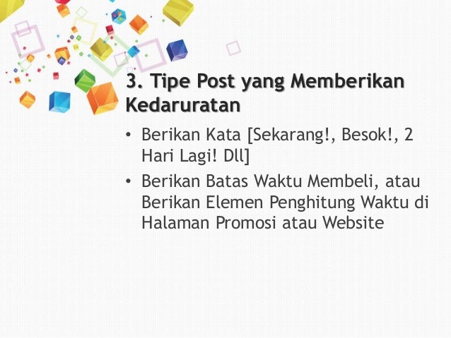 Tipe Post Facebook Untuk Meningkatkan Penjualan di Bisnis Anda