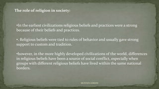 5 major religions of the wold explained with its impacts on society | PPTX
