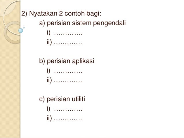 5 maksud dan jenis perisian