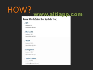 HOW? www.altiapp.com
 