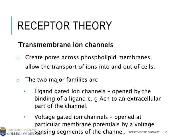 5 mechanisms of drug action | PPT | Chemistry | Science