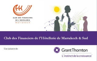 Club des Financiers de l'Hôtellerie de Marrakech - 5ème édition