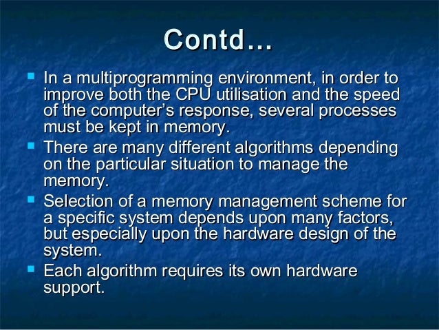 Memory Management in OS