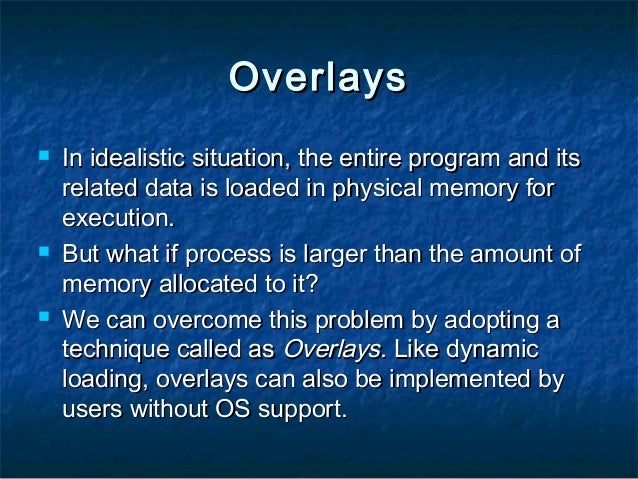 Memory Management in OS