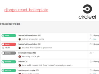 django-react-boilerplate
 