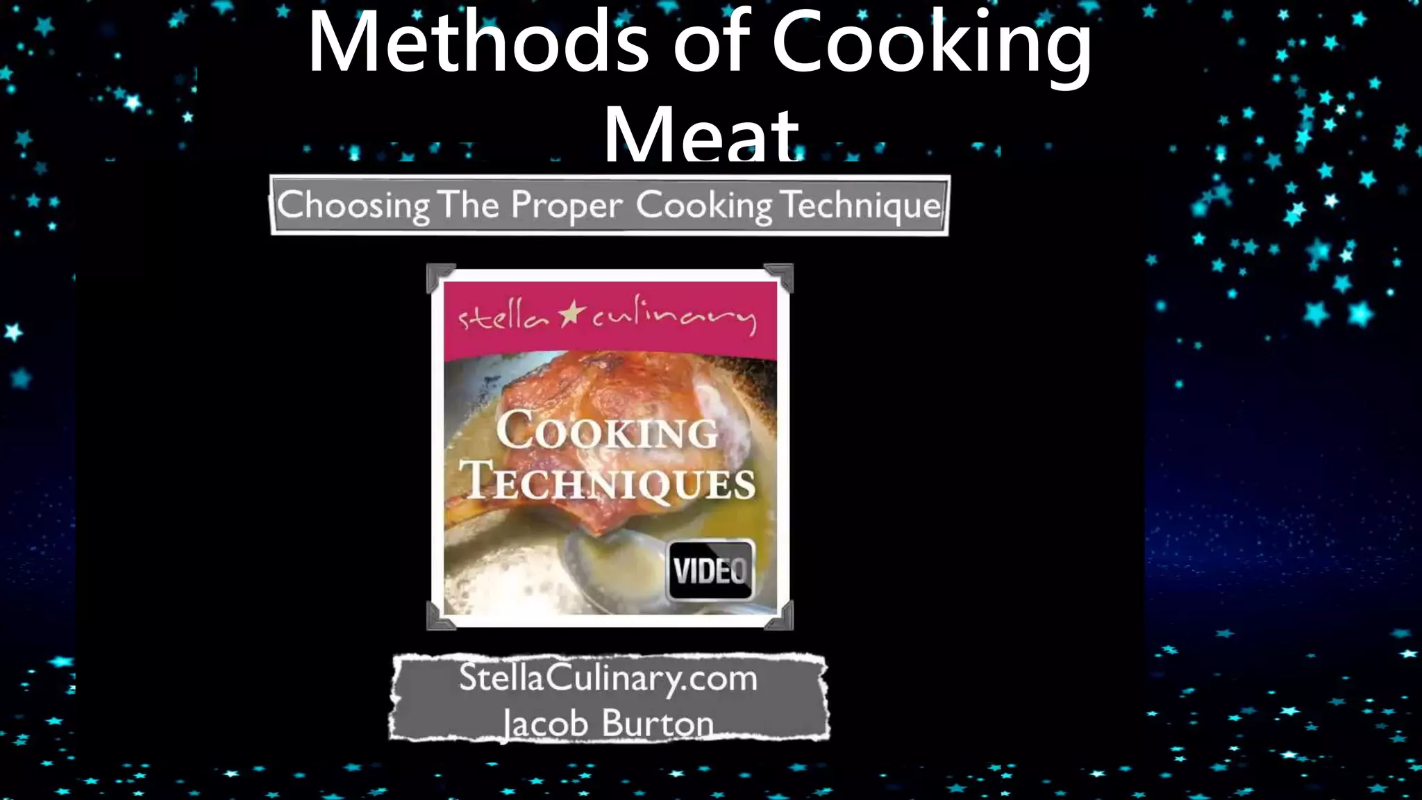 5 methods of cooking meat | PPTX