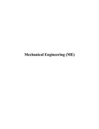 Mechanical Engineering (ME)

 