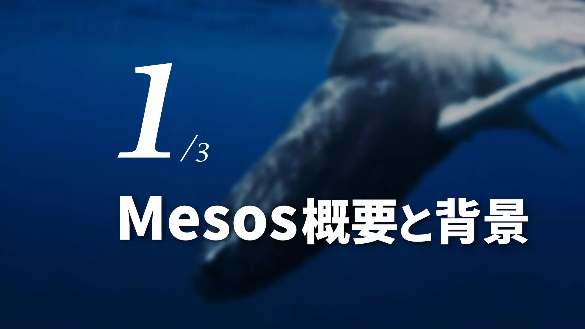 19
Mesos概要と背景
/3
 