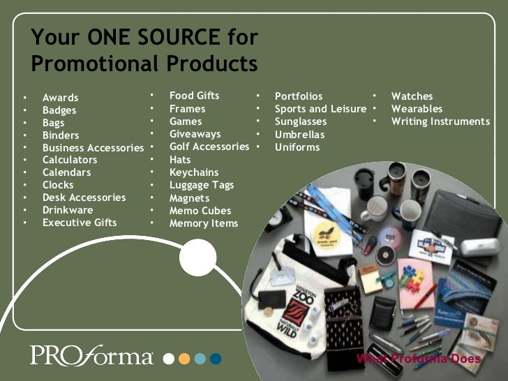 proforma products