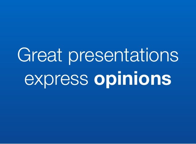 5 minute presentation