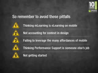 5 Mobile Learning Pitfalls To Avoid