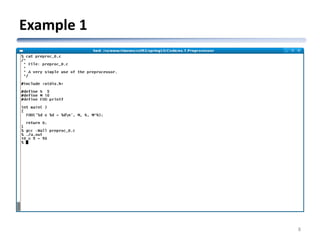 Module 05 Preprocessor and Macros in C | PPT