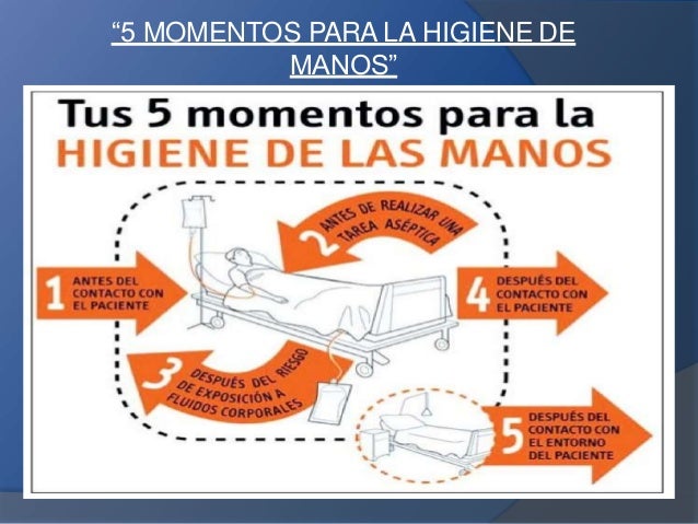 5 Momentos Del Lavado De Manos