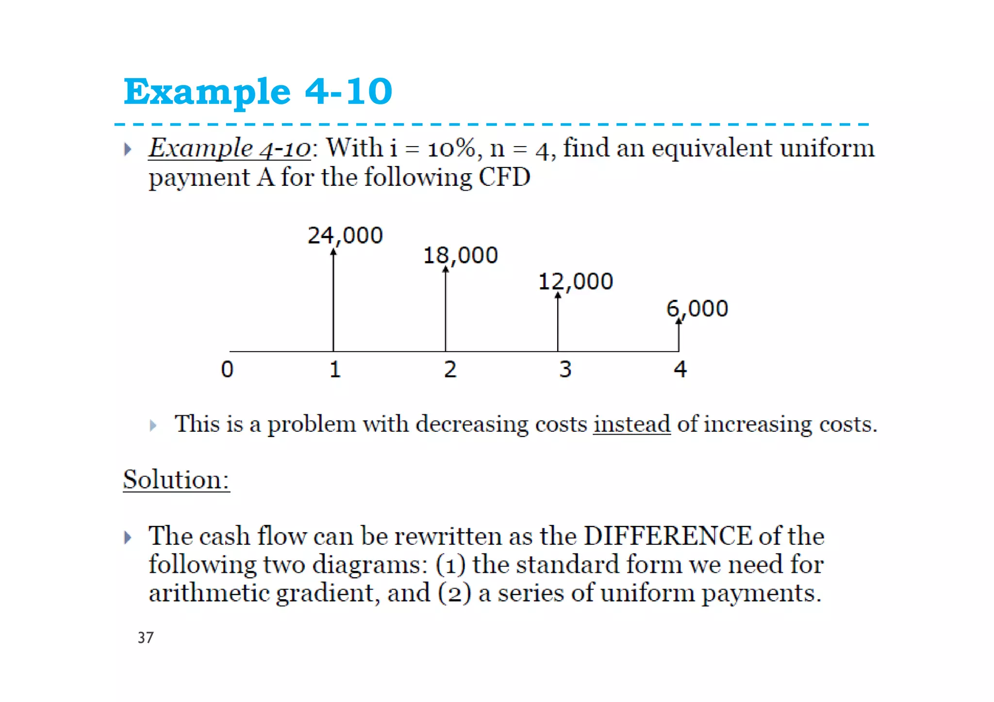 Example 4-10
37
 