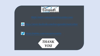 https://www.europeanservicecenter.com/
https://www.facebook.com/EuropeanServiceCenter/
https://twitter.com/euroservcentrtx
THANK
YOU