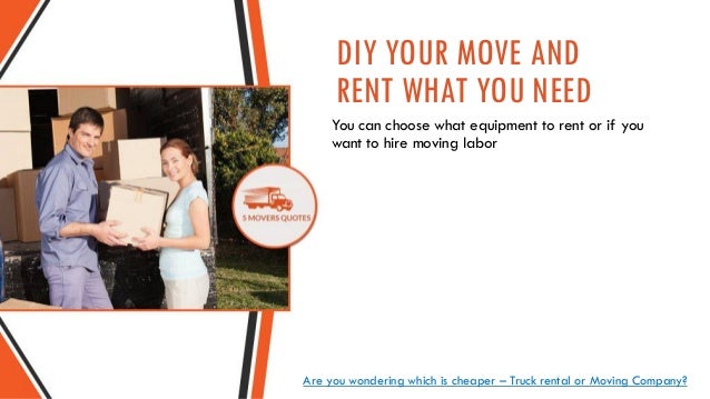 Moving Company VS Truck Rental Companies like U-haul