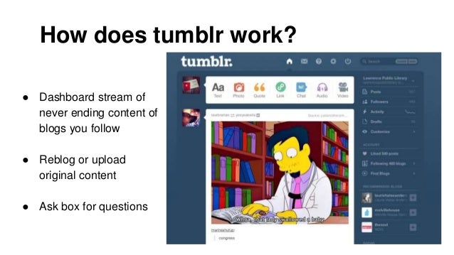 using tumblr for readers advisory