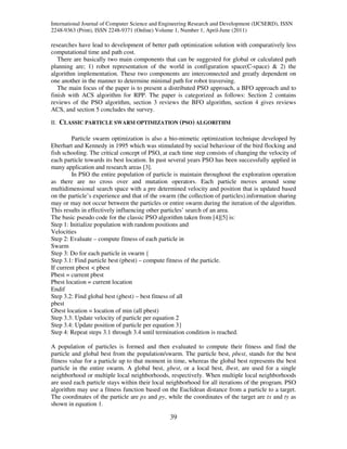 5 multi robot path planning algorithms | PDF