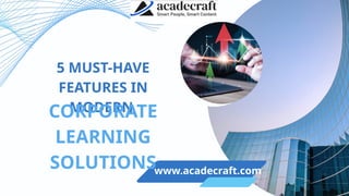 Must Have Features 5 Must-Have Features in Modern Corporate learning Solutions.pptx