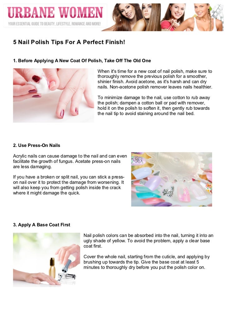 5 Nail Polish Tips For A Perfect Finish!