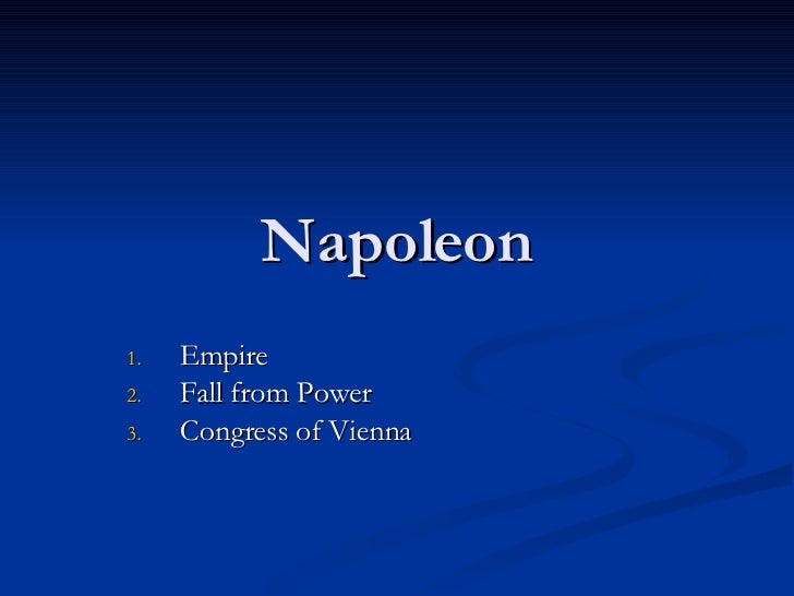5.Napoleon Rise And Fall