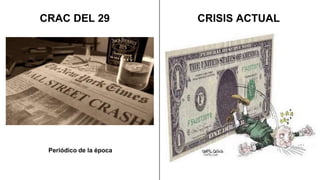 CRAC DEL 29 CRISIS ACTUAL
Periódico de la época
 