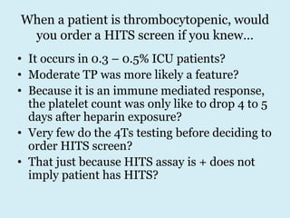 How I manage: Thrombocytopaenia by Dr Li Tan | PPTX