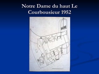 Notre Dame du haut Le Courbousieur 1952 